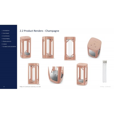 Đèn bàn khử trùng vi-rút corona (COVID-19)